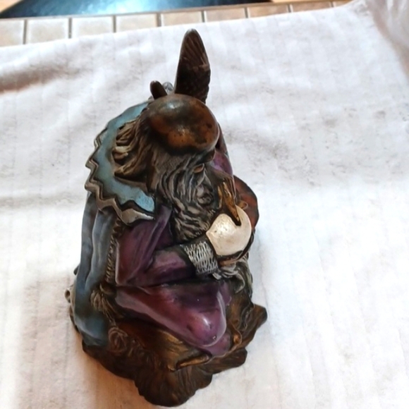 HandPainted Wizard Ceramic XL Large Figurine 11 Tall - Picture 4 of 10